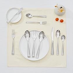 KINGSTONE Silverware Set, 20-Piece Flatware Set for