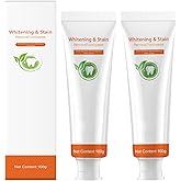 2Pcs White Toothpaste for Teeth Whitening, Teeth Whitening Kit, Niacinamide Whitening Toothpaste, Tooth Stain Removal Colour Corrector,3.5 Fl Oz