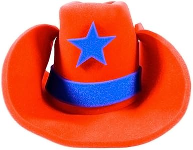 orange cowboy hat