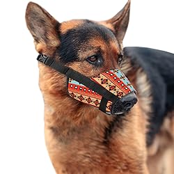 Murom Pattern Dog Muzzle for Small Medium Large