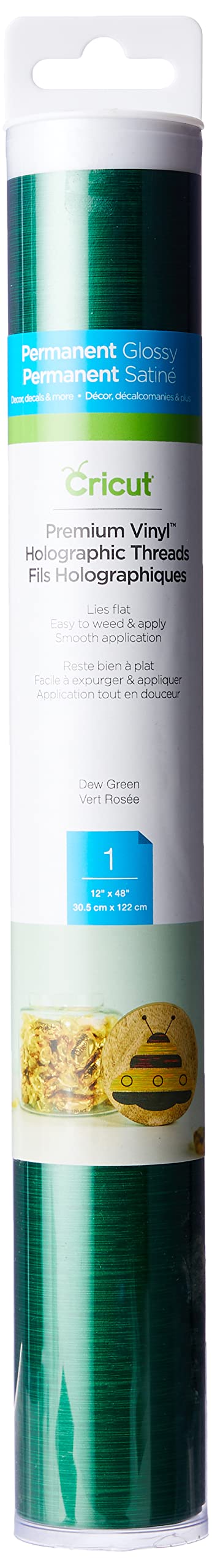 Cricut Premium Vinyl Holographic Threads – Permanent