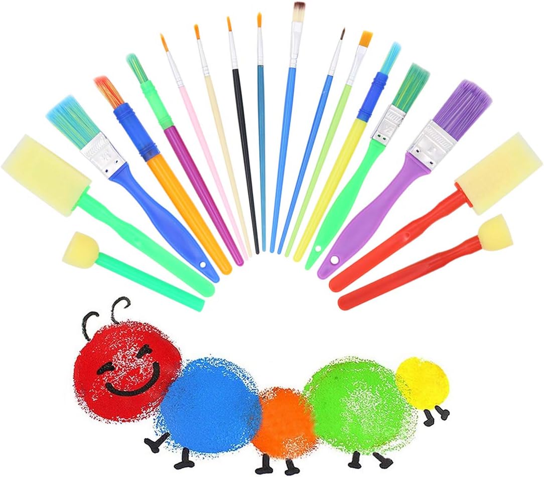 30 Pcs Kid Paint Brush Set - Image 3