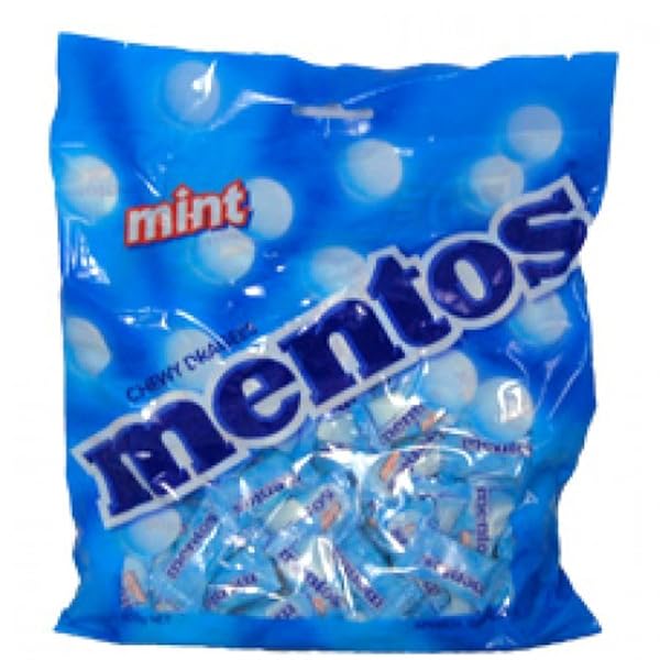 MENTOS MINT 150 SINGLE SERVE PILLOW PACKS 405G 14.3OZ LARGE BAG