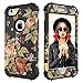 Digital Hutty 3 in 1 Shockproof Heavy Duty Full-Body Protective Cover for Apple iPhone 6,iPhone 6S Flower