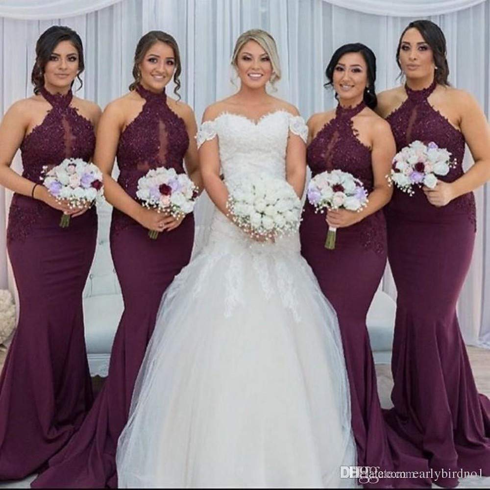 halter neck bridesmaid dresses uk