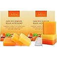 Inlifay Kojic Acid Soap with Turmeric: Dark Spot Remover Soap with Vitamin C, Vitamin E, Retinol, Collagen, Hyaluronic Acid, Moisturizing for Body & Face Pack of 2