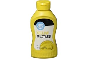 Amazon Brand - Happy Belly Yellow Mustard, Kosher, 8 ounce (Pack of 1)