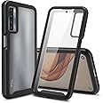 CBUS Heavy-Duty Phone Case with Built-in Screen Protector Cover for TCL 20s –– Full Body (Black)