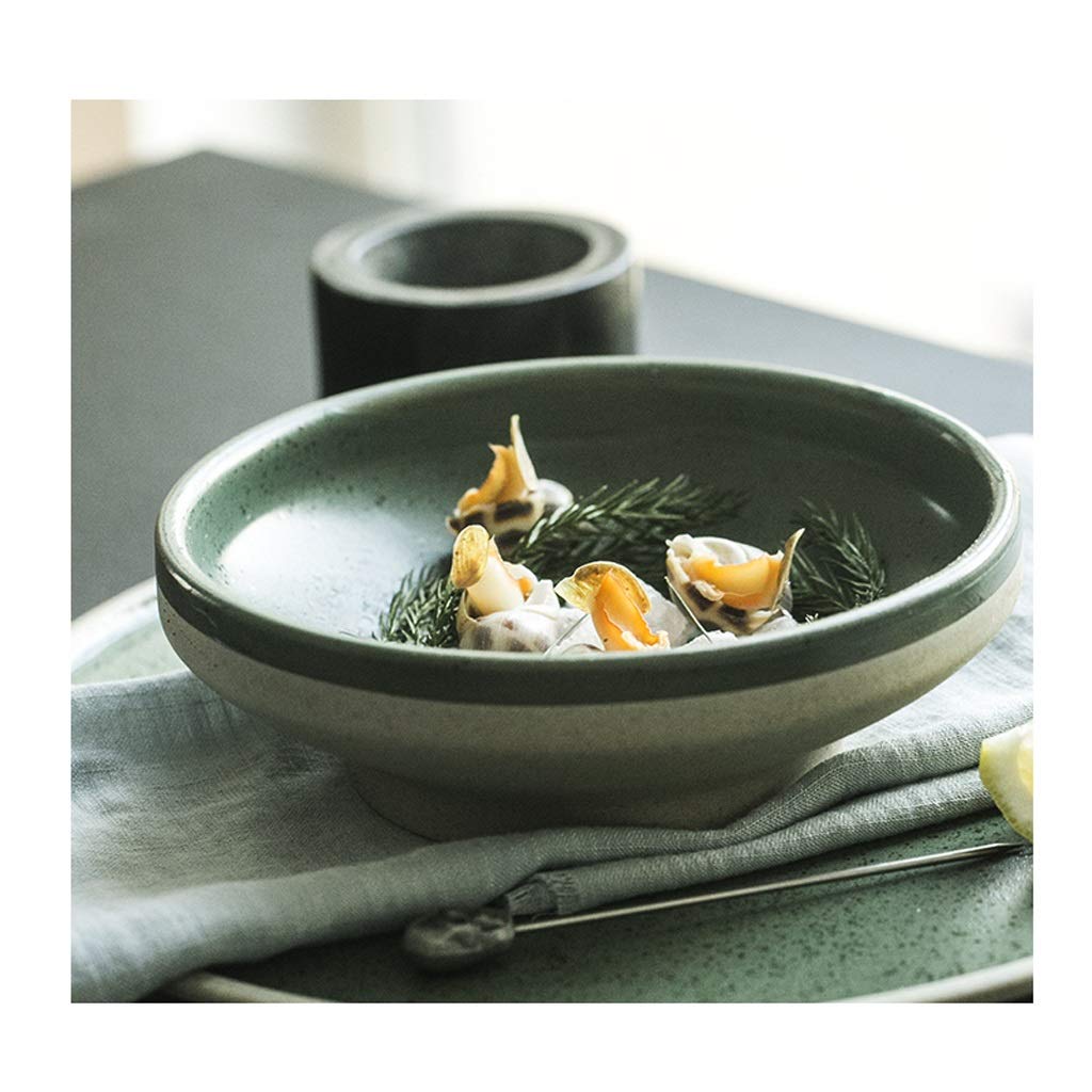 Boca Baja Superficial Cerámica Fideos Tazón Ensalada Tazón ...