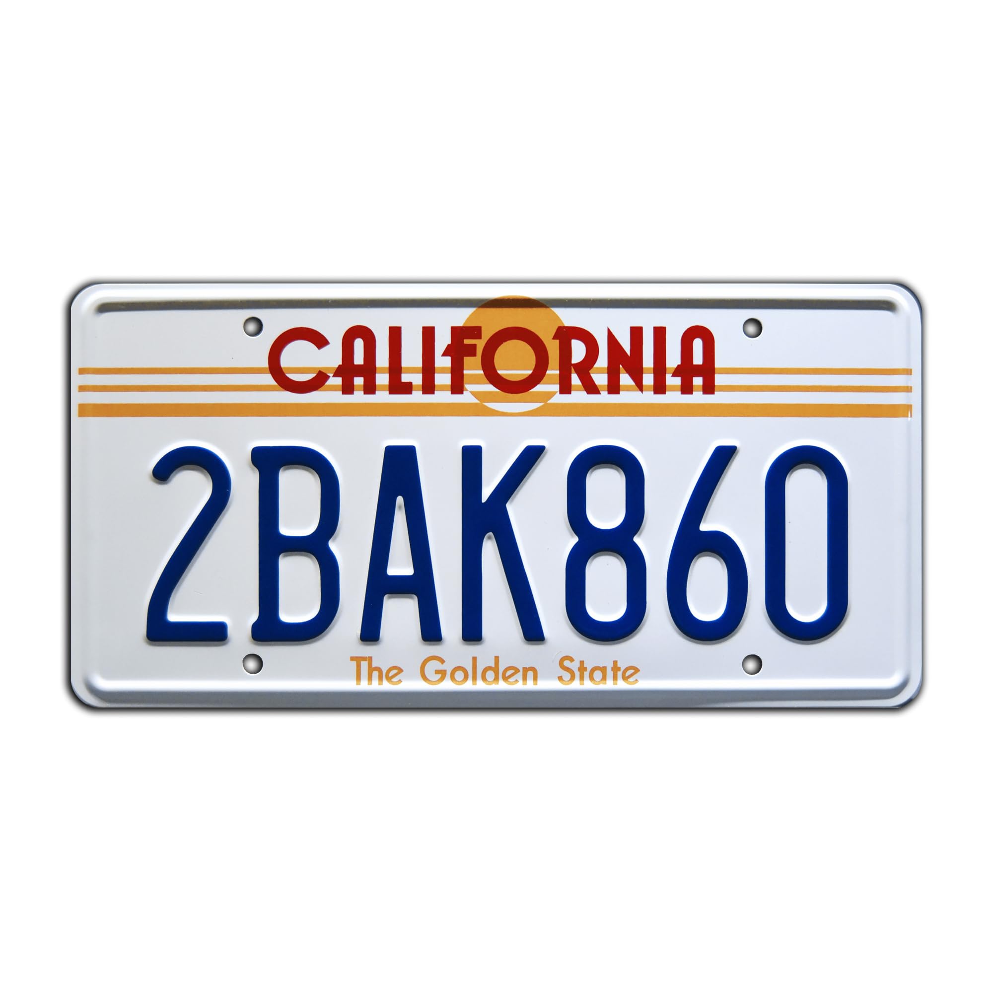 Back to the Future | 2BAK860 | Metal Stamped License Plate