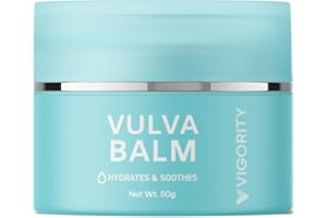 Vulva Balm for Women: Menopause Support With Beeswax, Shea Butter, Emu Oil, and CoQ10 - Drug-Free