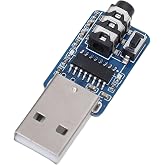 WALFRONT Morse Code Key Morse Code Trainer USB CW Key Trainer Training Adapter Compatible with VBand Software Support Lakey for Amateur Enthusiasts