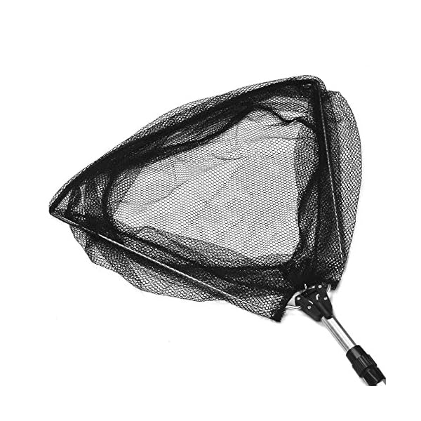 Eyourlife-Folding-Landing-Net-Fishing-Telescoping-Landing-Net-Aluminum-Landing-Net-Super-Precision-Mesh-Design-Professional-Fishing-Landing-Net-Black