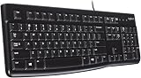 Logitech K120 Wired Keyboard for Windows UK QWERTY Black USB Plug-and-Play view 6