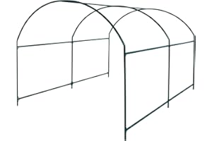 BenefitUSA Multi-use Support Arch Frame for Climbing Plants/Flowers/Vegetables, Plant Trellis (10' X 7' X 6')