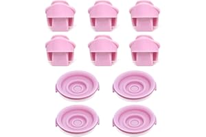 Yeabetter 6 Pack Duckbill Valves & 4 Pack Silicone Diaphragm Compatible with Elvie Wearable Breast Pump, Pump Seals, Replacement Parts, Pump Accessories, Not Original Elvie Breast Pump Parts