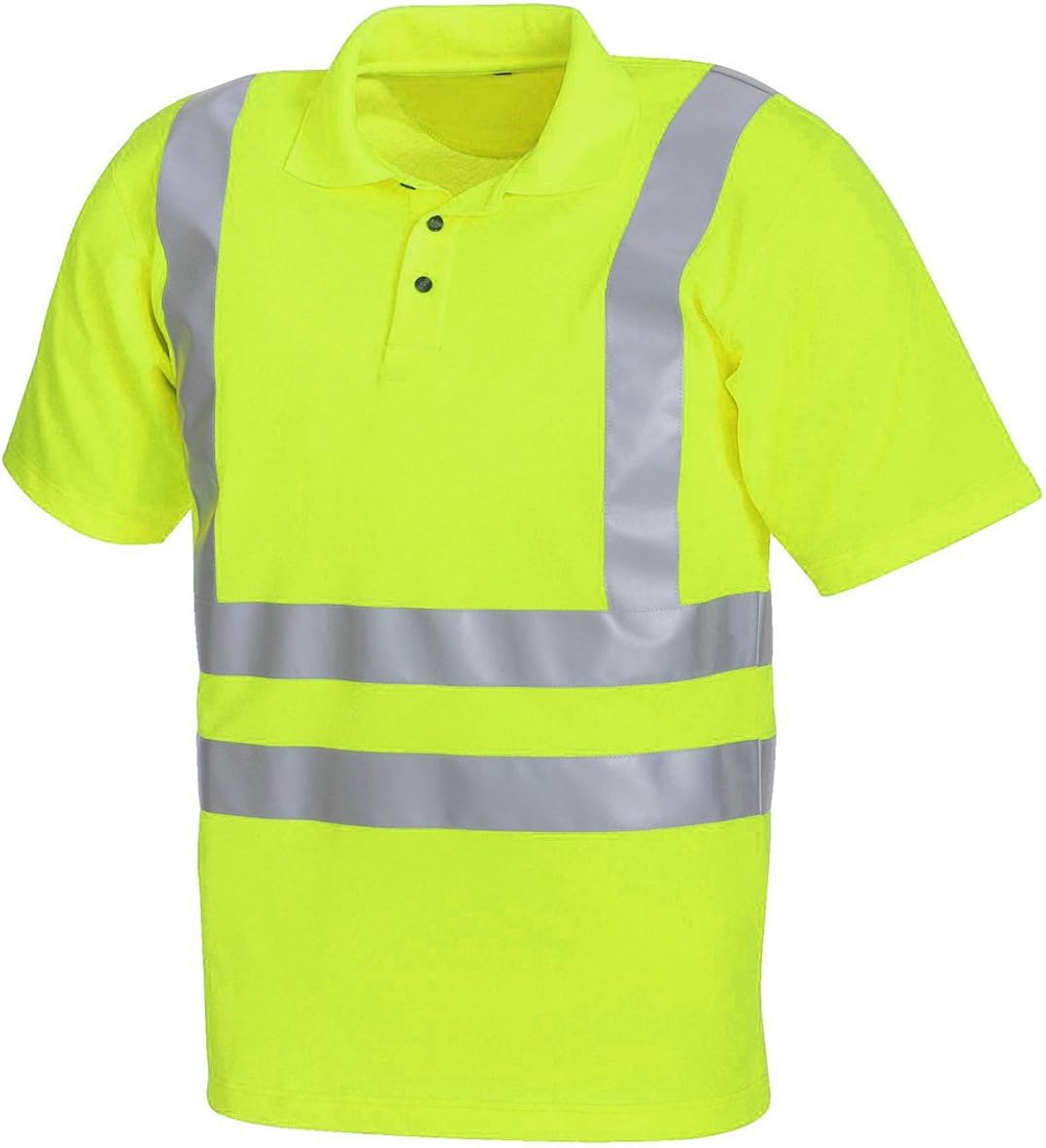 Mens Hi Vis Tshirt High Visibility T Shirt EN 471 (XXLarge, Yellow