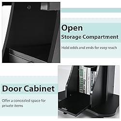 Tangkula Mobile Laptop Podium, Height Adjustable