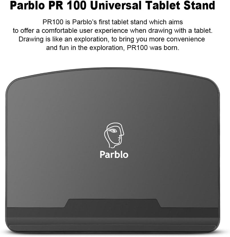 Parblo PR 100 Universal Graphic Tablet Stand Adjustable for 10 to 16 Inches Digital Graphics Drawing Monitors Art Tablets: Computers & Accessories