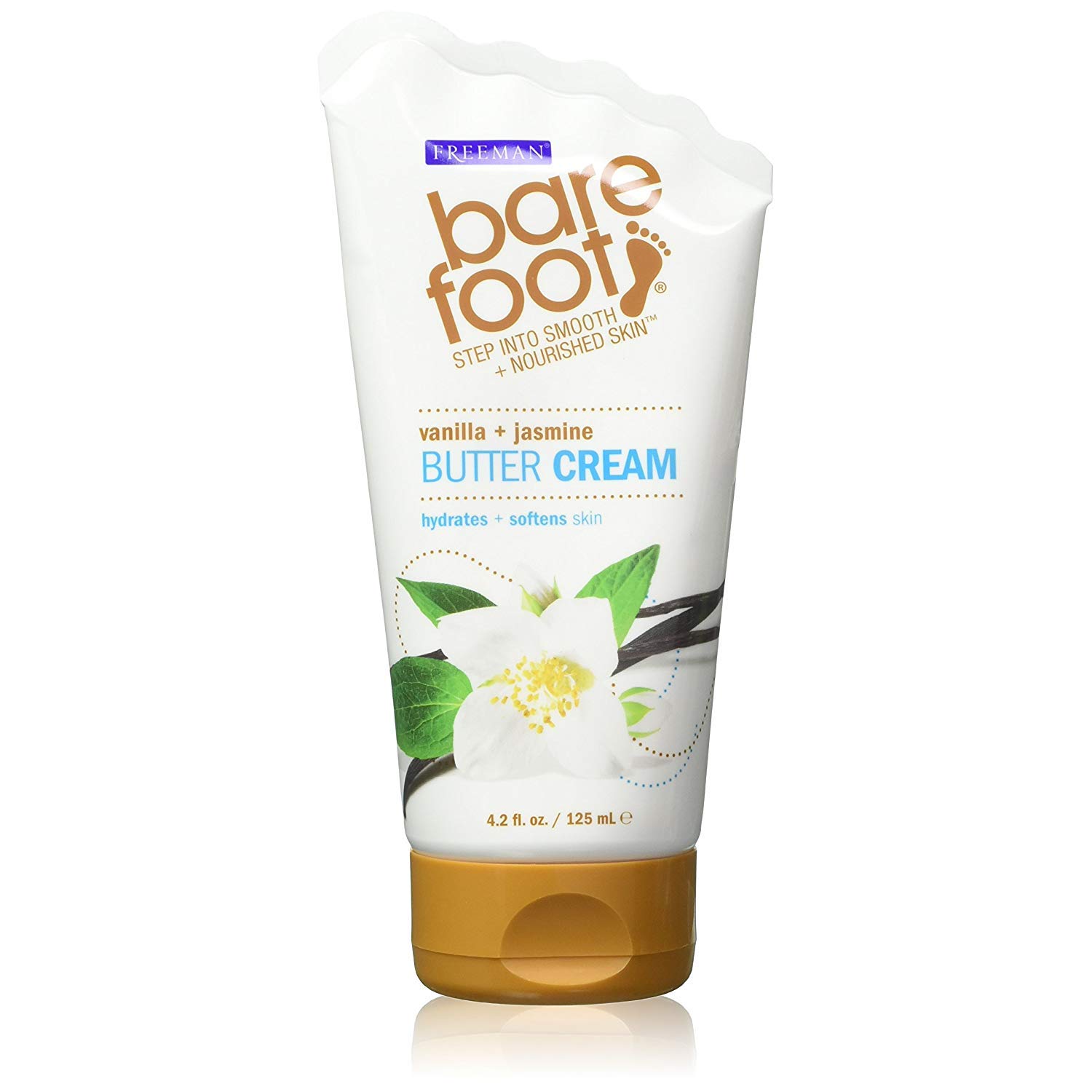Freeman Bare Foot Butter Cream Vanilla + Jasmine 4.2 Ounce