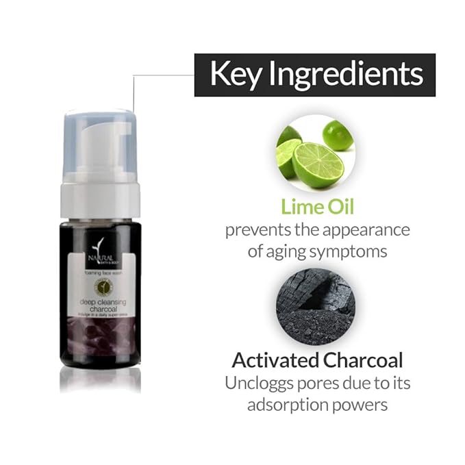 elbrilo charcoal foaming face wash