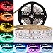 LEDMO 12V Flexible SMD 5050 RGB LED Strip Lights, LED Tape, Multi-colors, 300 LEDs, Non-waterproof, Light Strips, Color Changing, Pack of 16.4ft/5m Strips