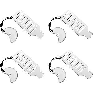 4 Pcs Improved Portable Door Lock, Portable Door Lock for Travel Hotel | Improve privacy and security, prevent unauthorized e