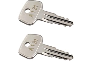 VIDABTE A131 SKS roof Rack Key,Yakima Replacement Key,Replacement Keys for Yakima SKS Ski,Roof,Cargo Box,Carrier Racks and Crossbars with Code Series A131[2 Pack]