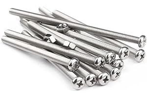 4-30pcs 304 Stainless Steel Extended Extra Long Screw Cross Groove Round Head Bolt and Nut Combination Set M2 M3 M4 M5 M6(M2X