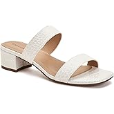 Charter Club Womens Vernaa Animal Print Block Heels White 11 Medium (B,M)