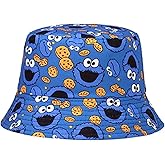 TCB Creations Cookie Lover Cartoon Monster Character Design Blue Bucket Hat