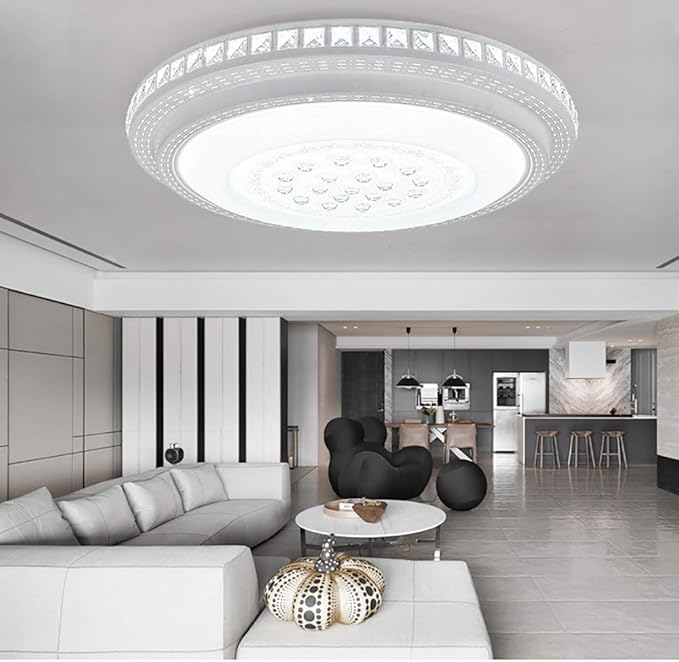 FGAITH Luces De Techo Empotradas Regulables, Modernas Luces De Techo LED Redondas De 24 W con