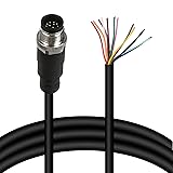 M12 12 Pins Male Connector Cables, Waterproof IP67