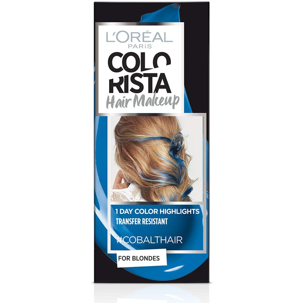 L'OREAL - Coloration Temporaire - COLORISTA HAIR MAKEUP - #Cobalthair โ image 1