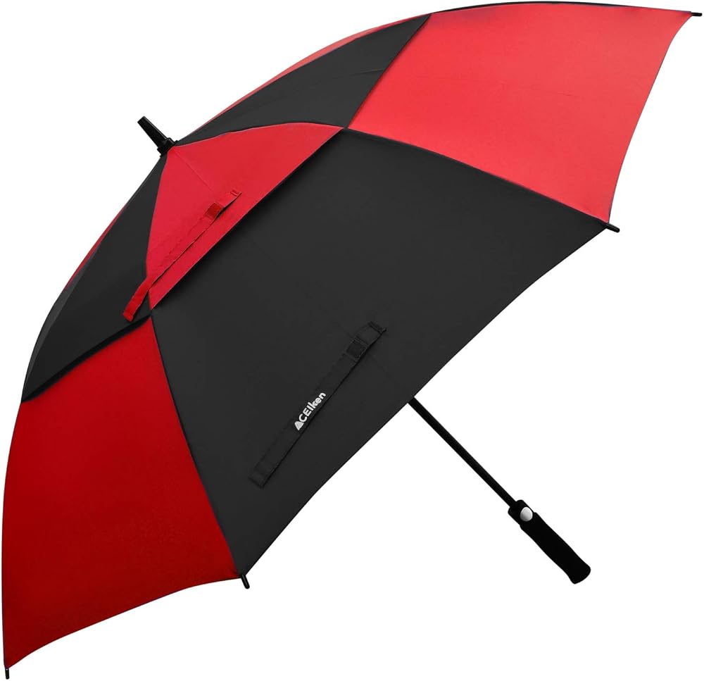 ACEIken Golf Umbrella Windproof 68 Inch Double Canopy Automatic Open
