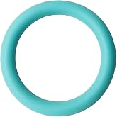 Bahazont 10 lb Weighted Ring for Exercise, 12 Inch Pilates Power Ring with Non-Slip Silicone Grip - Strength Training &amp; Toning Weight for Women and Men, Home Workouts, Teal