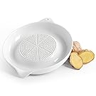 Sweese 3601 Porcelain Grater Plate - for Ginger, Garlic and Onion, 6 inches & White
