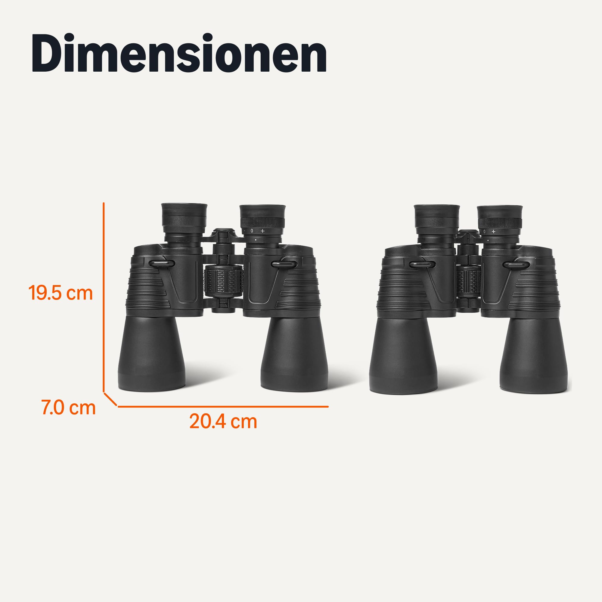 Amazon Basics 7x50 Fernglas Mit Hoher Vergrößerungsleistung, Weitem Sichtfeld, FMC-Optik, Kompatibel Mit Stativen, Schwarz, 1er-Pack 5