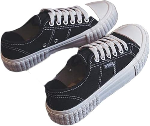 Amazon Bestmood ズック レディース 韓国 キャンバス カジュアル スニーカー ローカット 歩きやすい シューズランニング 通学 靴 春 Bestmood スニーカー