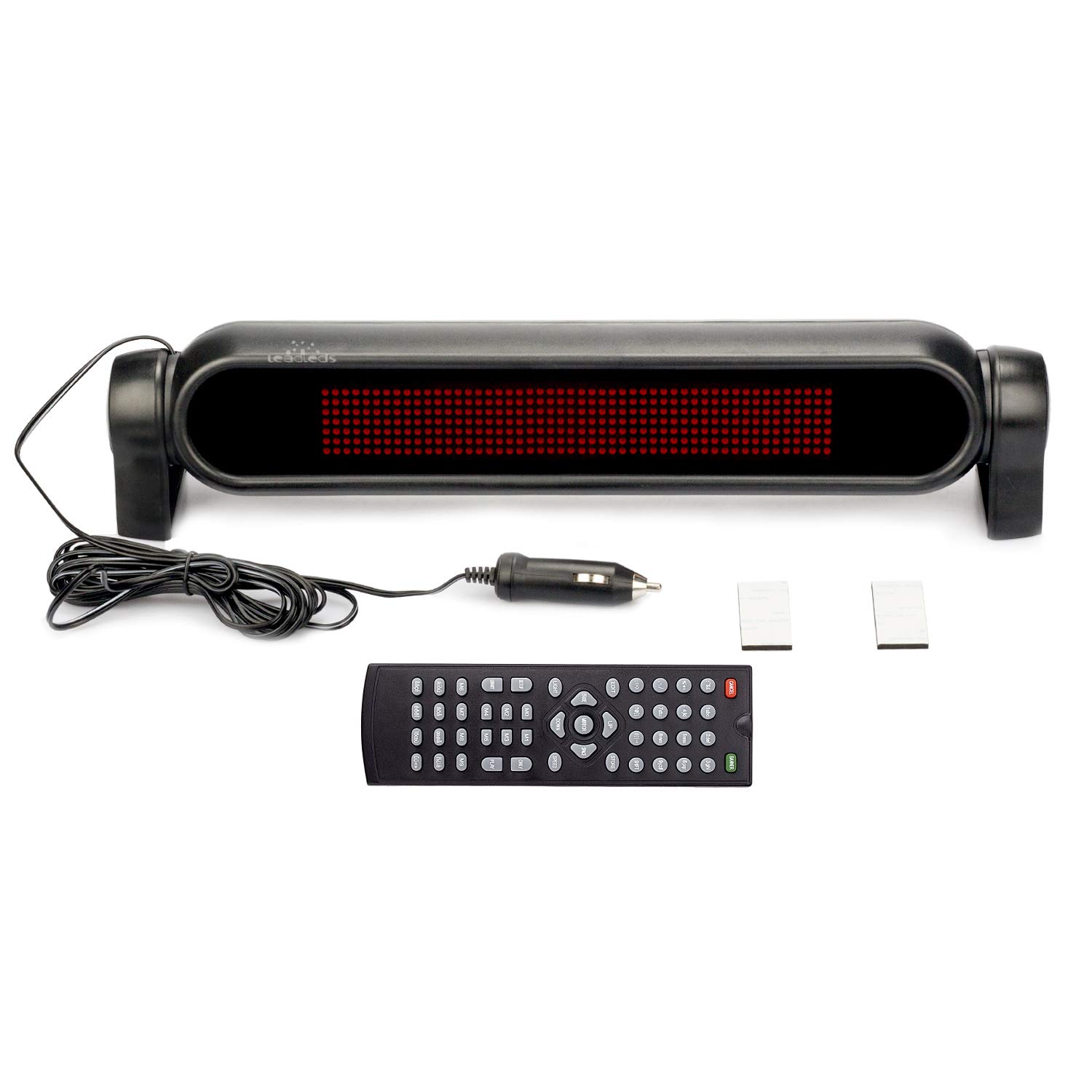 Leadleds Dc12v Led Car Rear Window Sign Board Scrolling Red Message