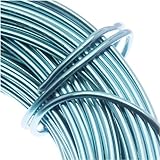 Aluminum Craft Wire 18 Gauge 39 Feet PEACOCK 42624 by Minor Details