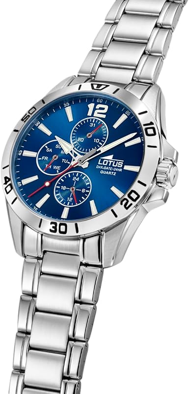 Herrenuhr Analog aus Edelstahl 316l Silberfarben