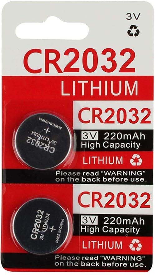 2 Pack FOB Replace Jeep Grand Cherokee Key Fob Battery 2008, 2009, 2010