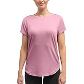 Hello Mello Women’s Sleep and Lounge Pajamas Top Short Sleeve Crewneck Lightweight Dream Tee Shirt