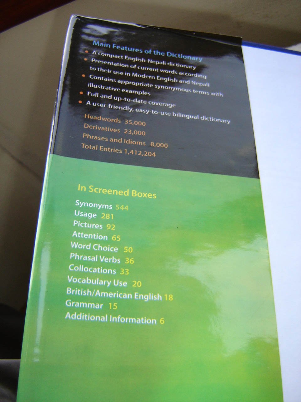 EKTA Concise Academic ENGLISH - NEPALI Dictionary / HUGE Bilingual  dictionary that provides meanings of English words and expressions in Nepali  ...