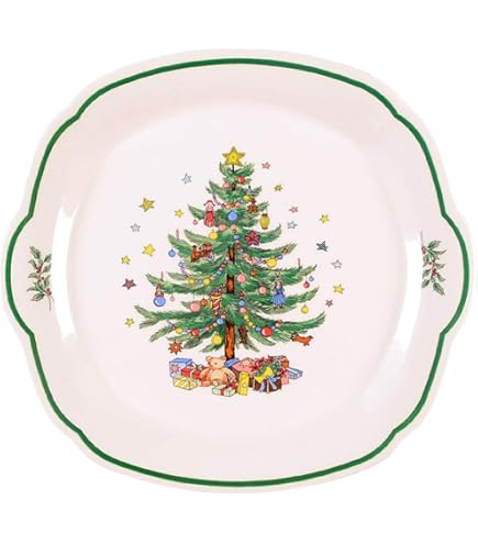 Amazon.com | Nikko Happy Holidays Oval Platter, 14-Inch: Platters
