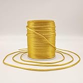 2 mm 330 Feet Satin Nylon Cord String for Jewelry Making Bracelet Necklaces Beading Thread Rattail Macrame Kumihimo Chinese Knot Craft