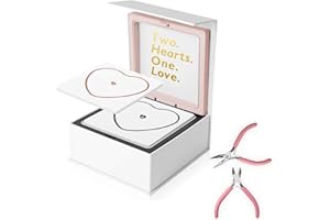 HERSIN Permanent Bracelet Kit Forever Bracelet Making for Couples Gift Friendship Bracelets DIY Locked Bracelet Christmas Valentine's Day for His and Her Bracelets Jewelry Gifts