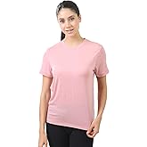 innotree Merino Wool T Shirts Women, Odor-Resistant Crew Neck Tops Short Sleeve Base Layer for Outdoor Travel Hiking T Shirts