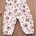 Baby Girls Halter One-pieces Floral Romper Jumpsuit Jumper Outfit Clothes (12-18M, White)